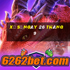 xổ số ngày 26 tháng 9