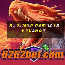 xổ số miền nam 12 tây tháng 7