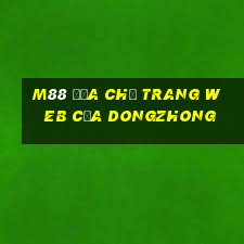 M88 Địa chỉ trang web của Dongzhong