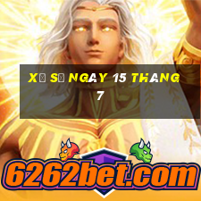 xổ số ngày 15 tháng 7