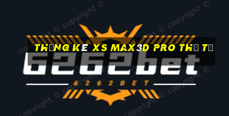 Thống kê xs Max3D Pro thứ tư