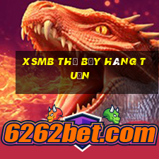 xsmb thứ bảy hàng tuần