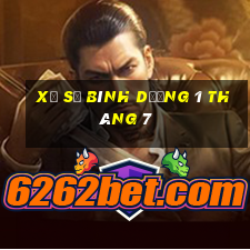 xổ số bình dương 1 tháng 7