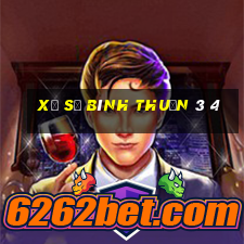 xổ số bình thuận 3 4