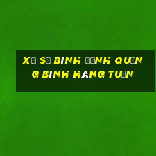 xổ số bình định quảng bình hàng tuần