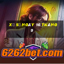 xổ số ngày 16 tháng 9