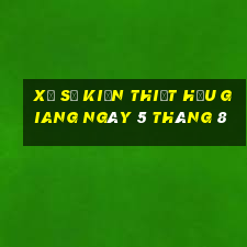 xổ số kiến thiết hậu giang ngày 5 tháng 8