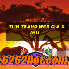 tiền trang web của Xinli