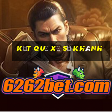 kết quả xổ số khánh