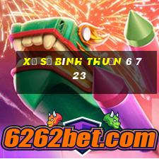 xổ số bình thuận 6 7 23