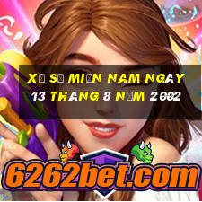 xổ số miền nam ngày 13 tháng 8 năm 2002