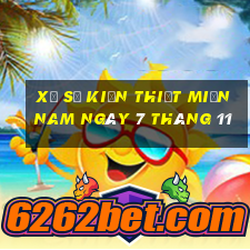 xổ số kiến thiết miền nam ngày 7 tháng 11