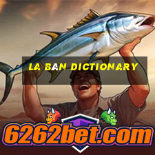 la bàn dictionary