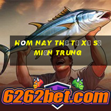 hôm nay thứ tư xổ số miền trung