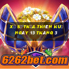 xổ số thừa thiên huế ngày 13 tháng 3