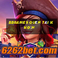 bbgames Quên Tài khoản