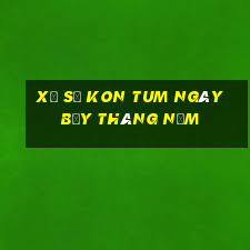 xổ số kon tum ngày bẩy tháng năm