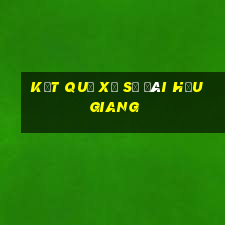 kết quả xổ số đài hậu giang