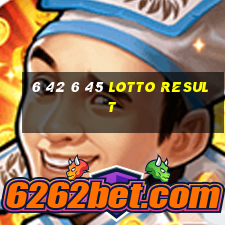 6 42 6 45 lotto result