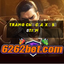 Trang chủ của xổ số 8tiền