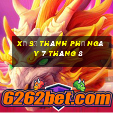 xổ số thành phố ngày 7 tháng 8