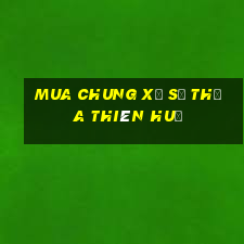 Mua chung xổ số thừa thiên huế