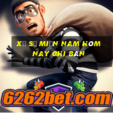 xổ số miền nam hôm nay ghi bàn