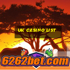 uk casino list