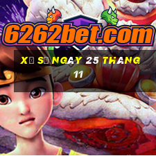 xổ số ngày 25 tháng 11