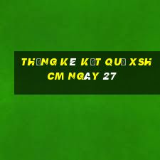 THỐNG KÊ KẾT QUẢ XSHCM ngày 27