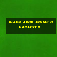 black jack anime character