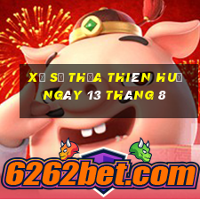 xổ số thừa thiên huế ngày 13 tháng 8