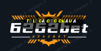 tỉ lệ cá cược châu á