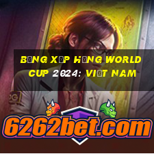 bảng xếp hạng world cup 2024: việt nam