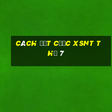 Cách đặt cược XSNT Thứ 7