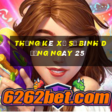 Thống kê Xổ Số bình dương ngày 25