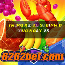 Thống kê Xổ Số bình dương ngày 25