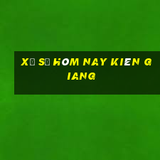 xổ số hôm nay kiên giang