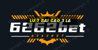 luật bài cào 3 lá