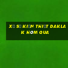 xổ số kiến thiết daklak hôm qua