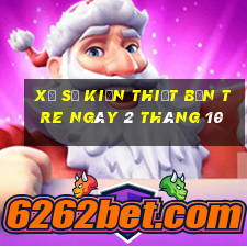 xổ số kiến thiết bến tre ngày 2 tháng 10