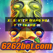 xổ số kiên giang ngày 17 tháng 09