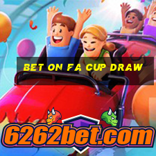 bet on fa cup draw