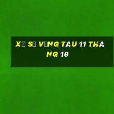 xổ số vũng tàu 11 tháng 10