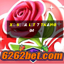 xổ số đà lạt 7 tháng 04