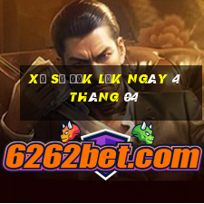 xổ số đắk lắk ngày 4 tháng 04