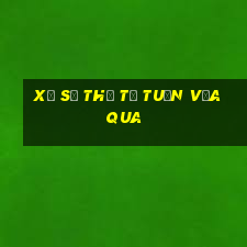 xổ số thứ tư tuần vừa qua