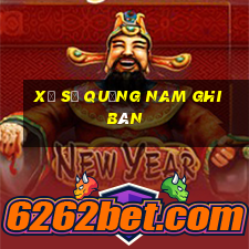 xổ số quảng nam ghi bàn