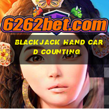 blackjack hand card counting