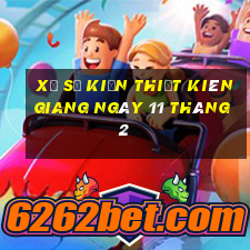 xổ số kiến thiết kiên giang ngày 11 tháng 2